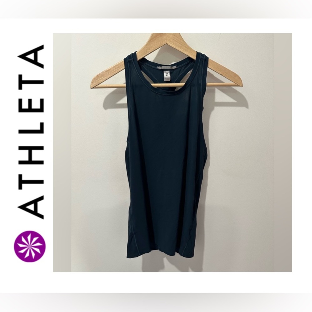 Athleta Green Razorback Tank